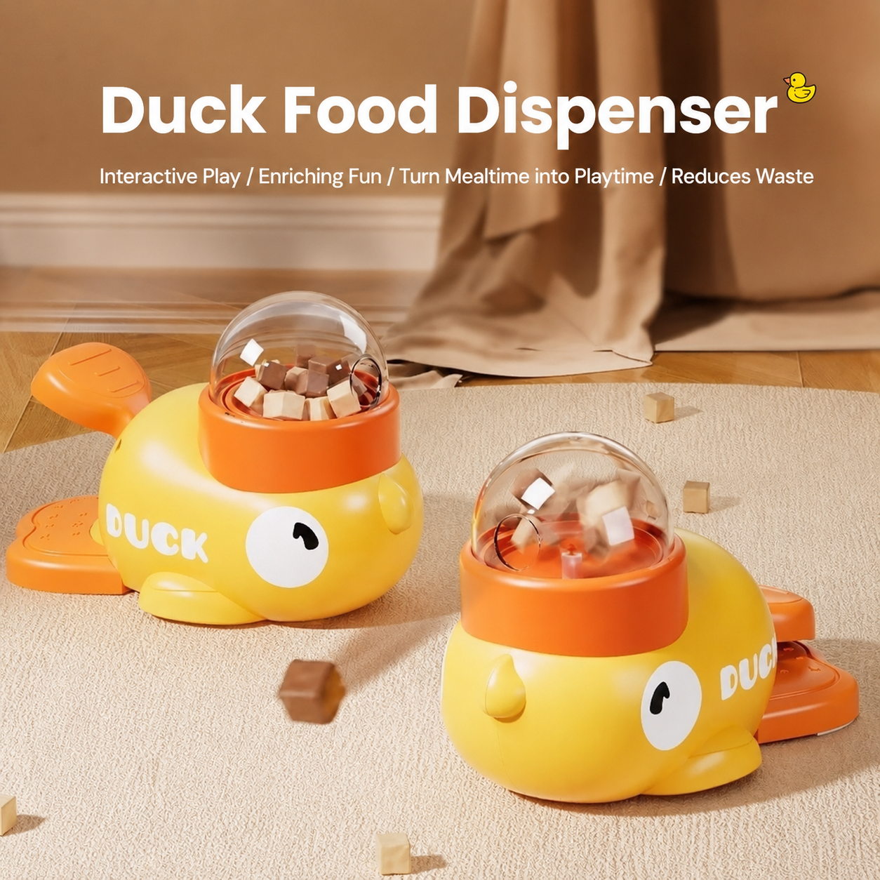 Interactive Duck Food Dispenser