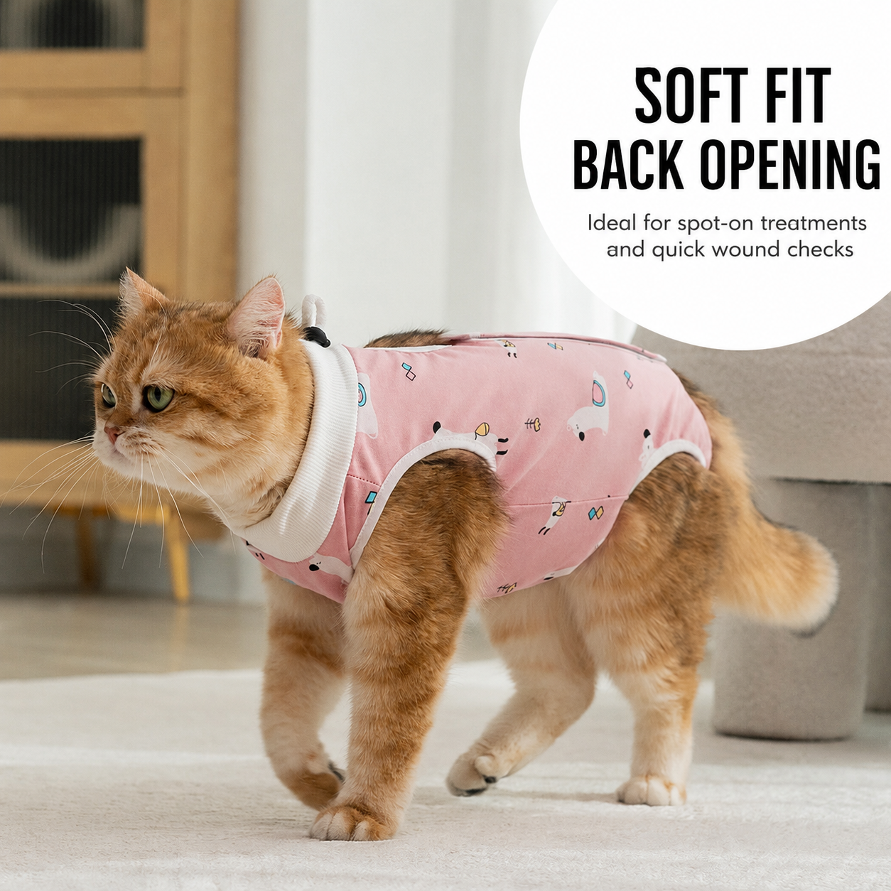 Soft Cat Recovery Suit